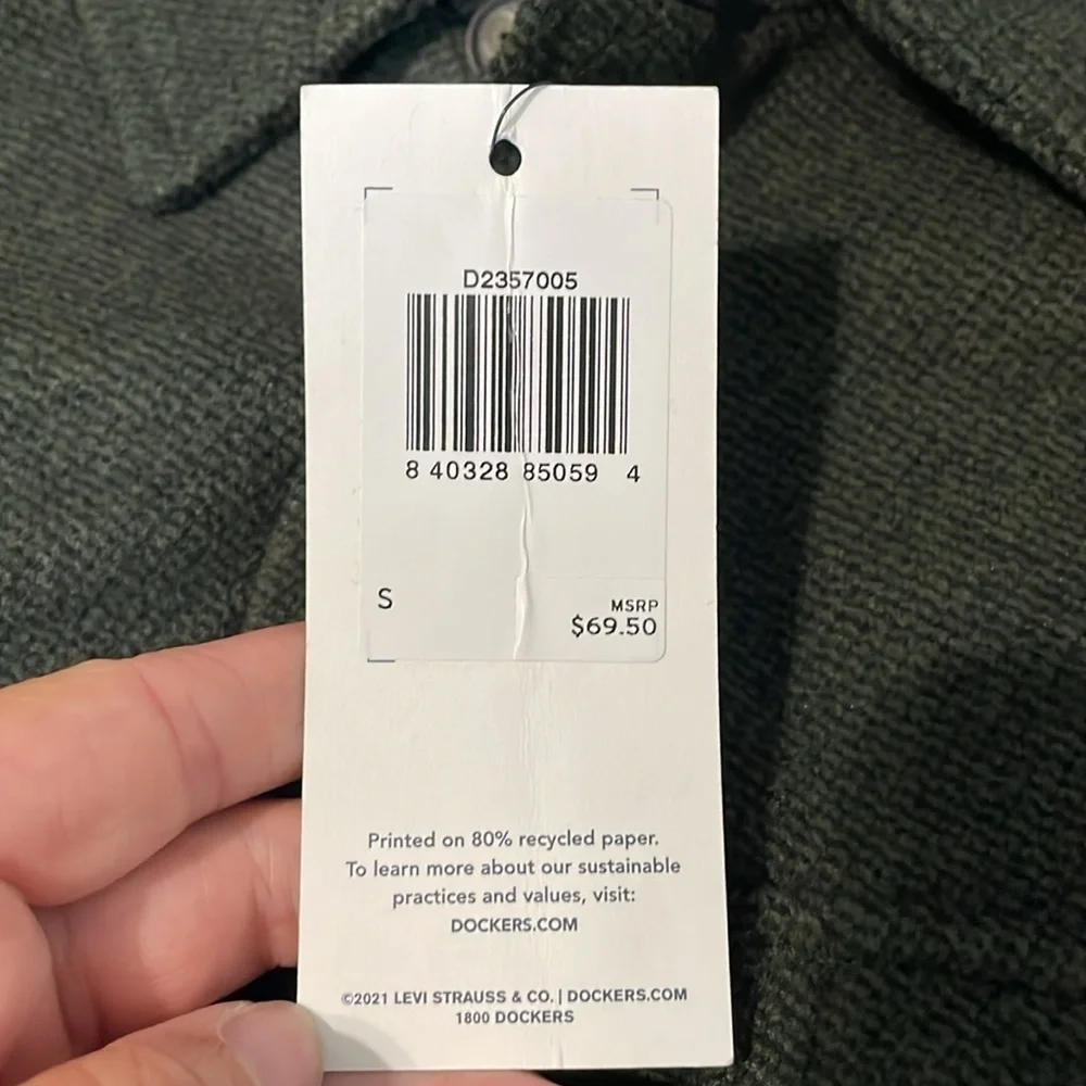 Dockers fleece over shirt